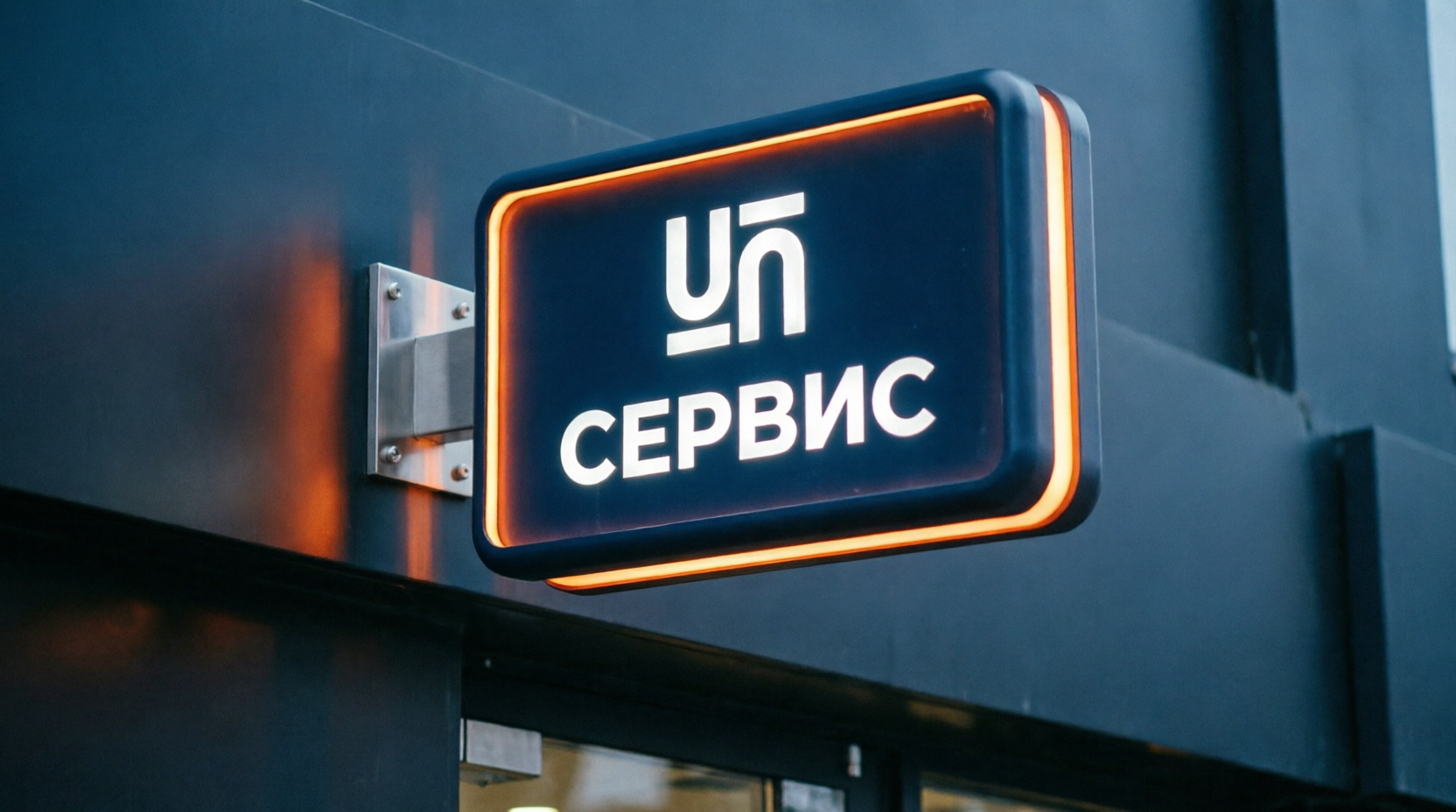 Пример выполненной рекламной конструкции
